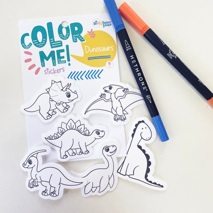 Color Your Own Dinosaurs Stickers