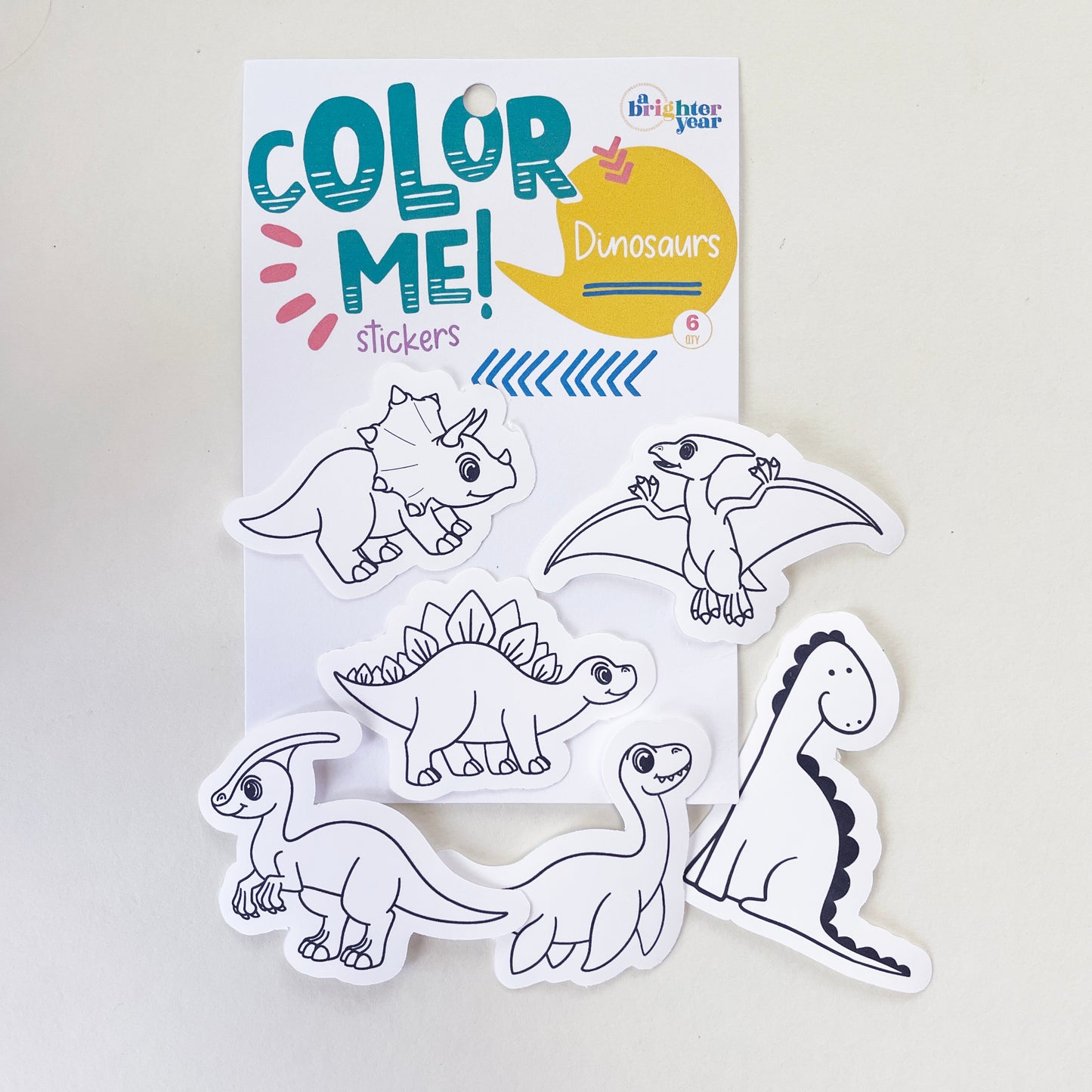 Color Your Own Dinosaurs Stickers