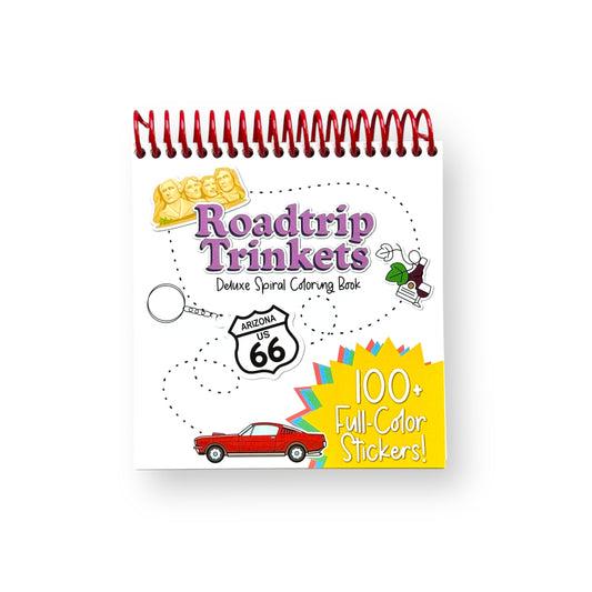Roadtrip Trinkets Deluxe Coloring + Sticker Book
