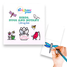 Load image into Gallery viewer, Birds Bugs and Botany Mini Coloring Book
