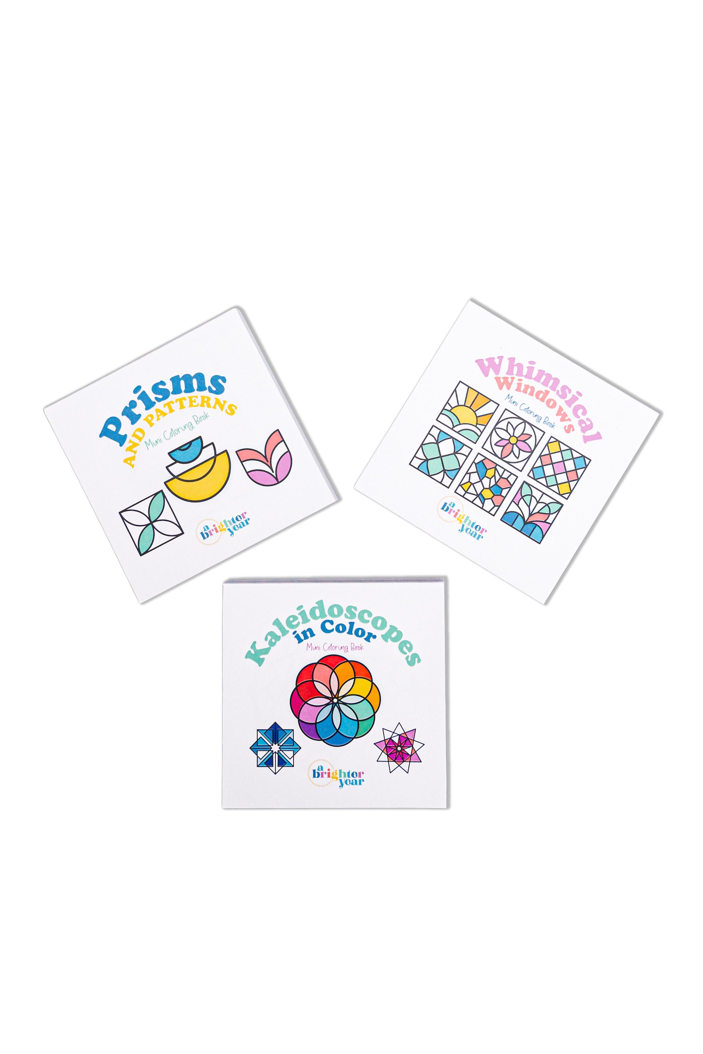 Playful Precision Mini Coloring Book Bundle – A Brighter Year