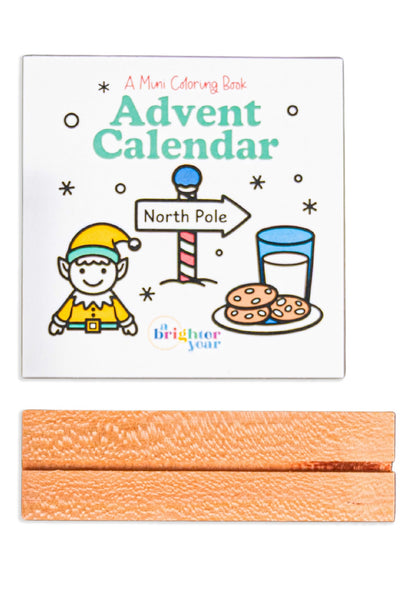Advent Calendar Mini Coloring Book