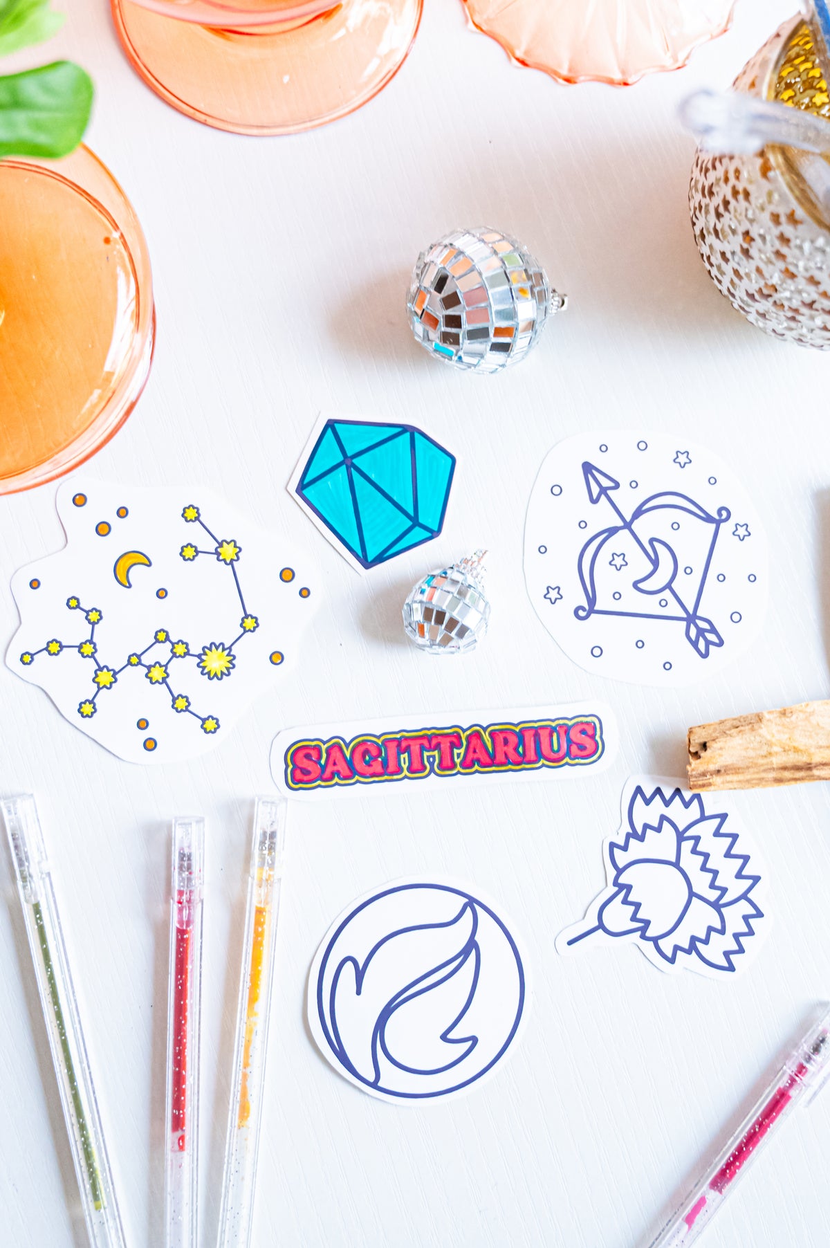 Color The Cosmos Adult Creative Activity Mega Bundle