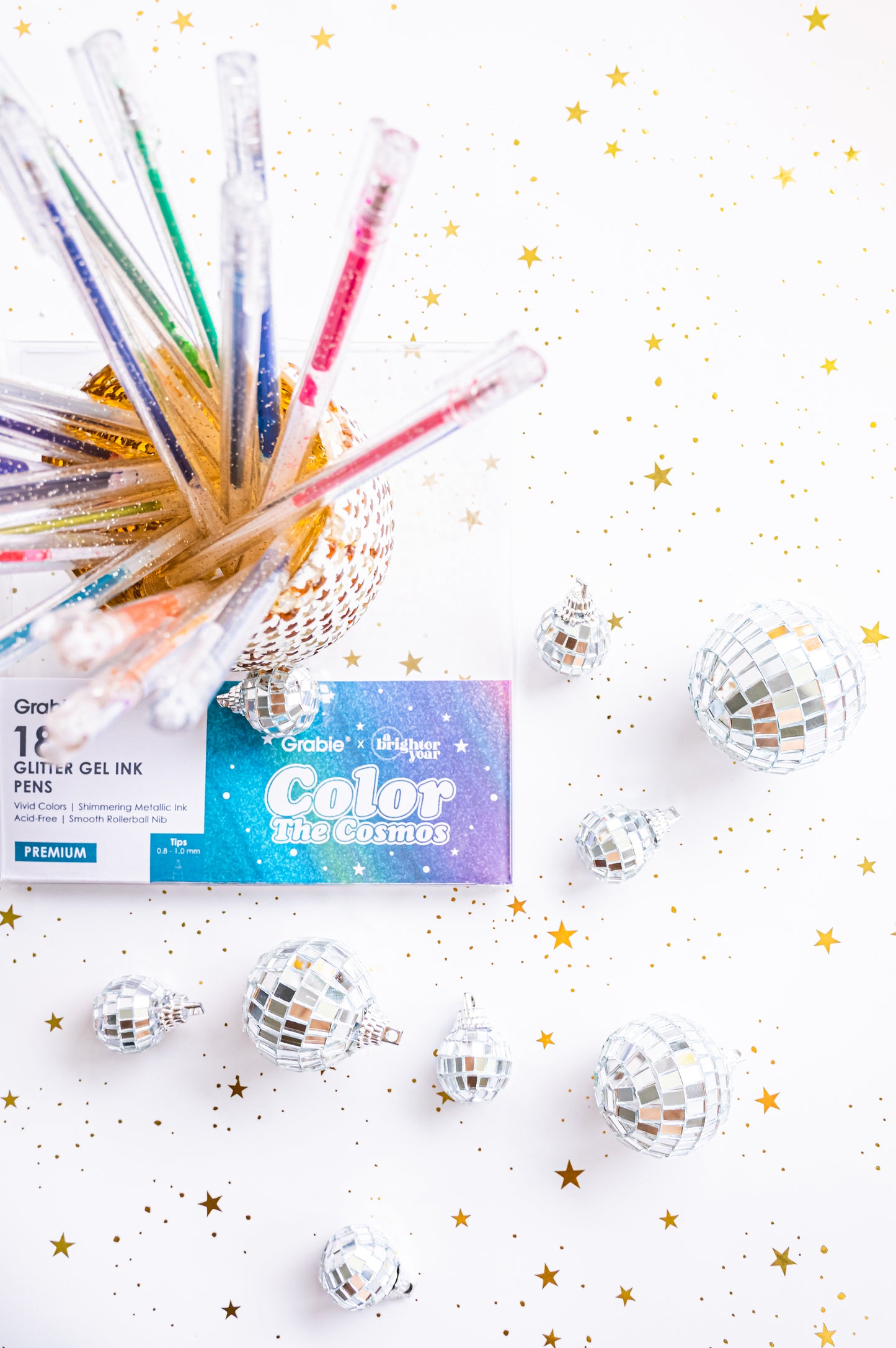 Color The Cosmos Glitter Gel Pens