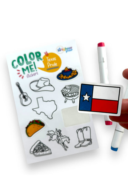 Color You Own Tiny Texas Creative Activity Bundle
