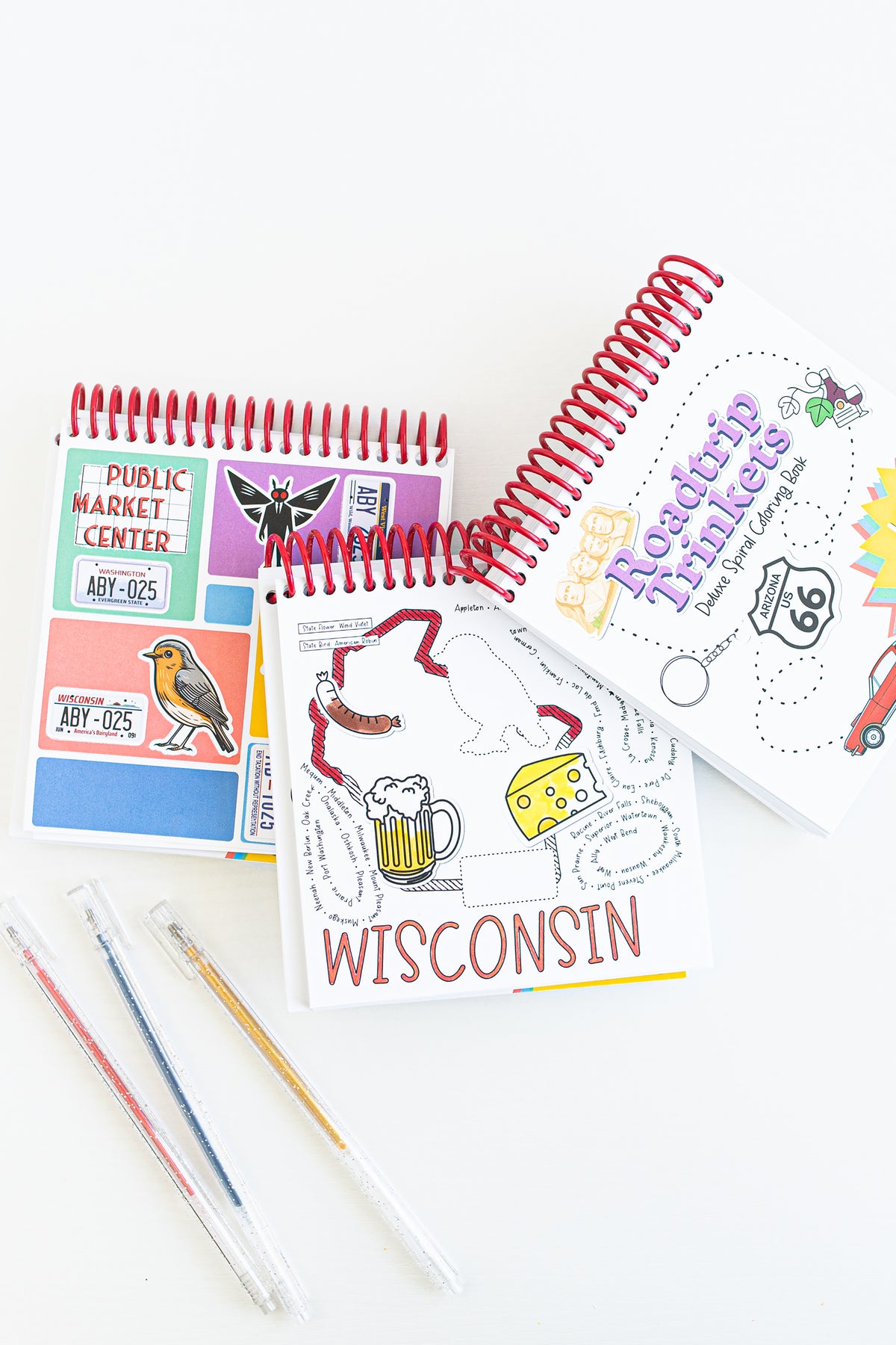 Color Your Own Scenic Routes Creative Activity Bundle