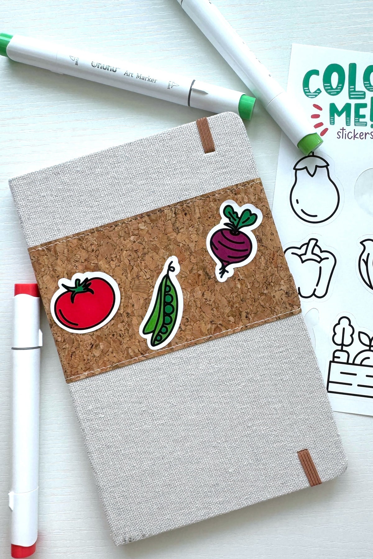 Color Your Own Sticker Pages