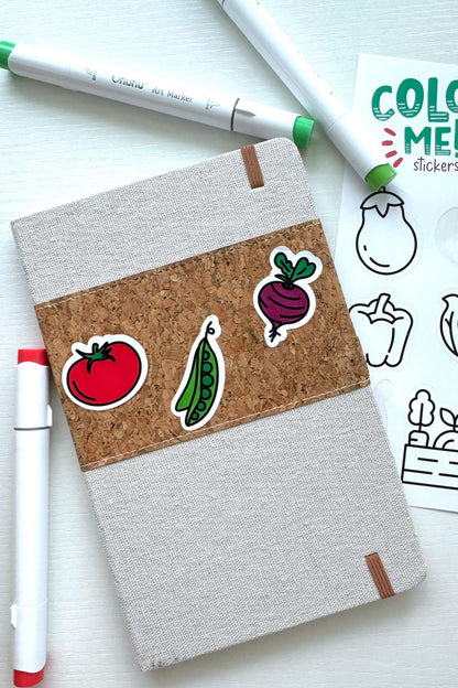 Color Your Own Sticker Pages