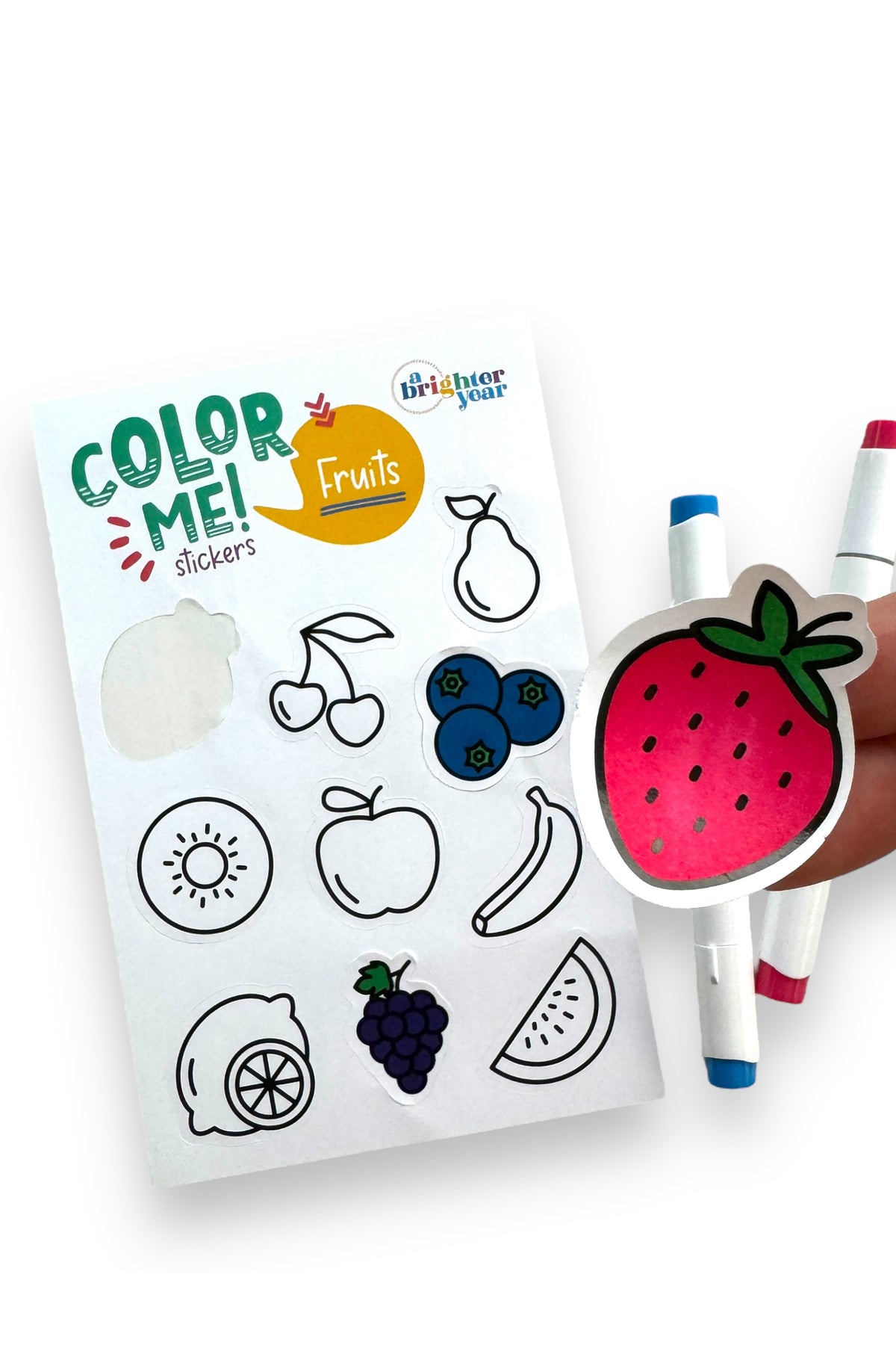 Color Your Own Sticker Pages