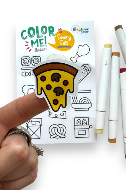 Color Your Own Sticker Pages