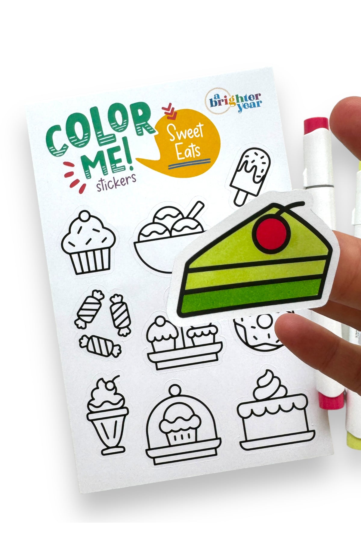 Color Your Own Sticker Pages