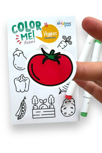 Color Your Own Sticker Pages