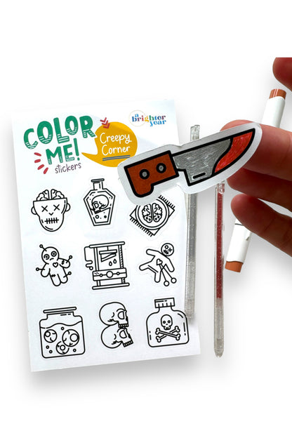 Color Your Own Sticker Pages