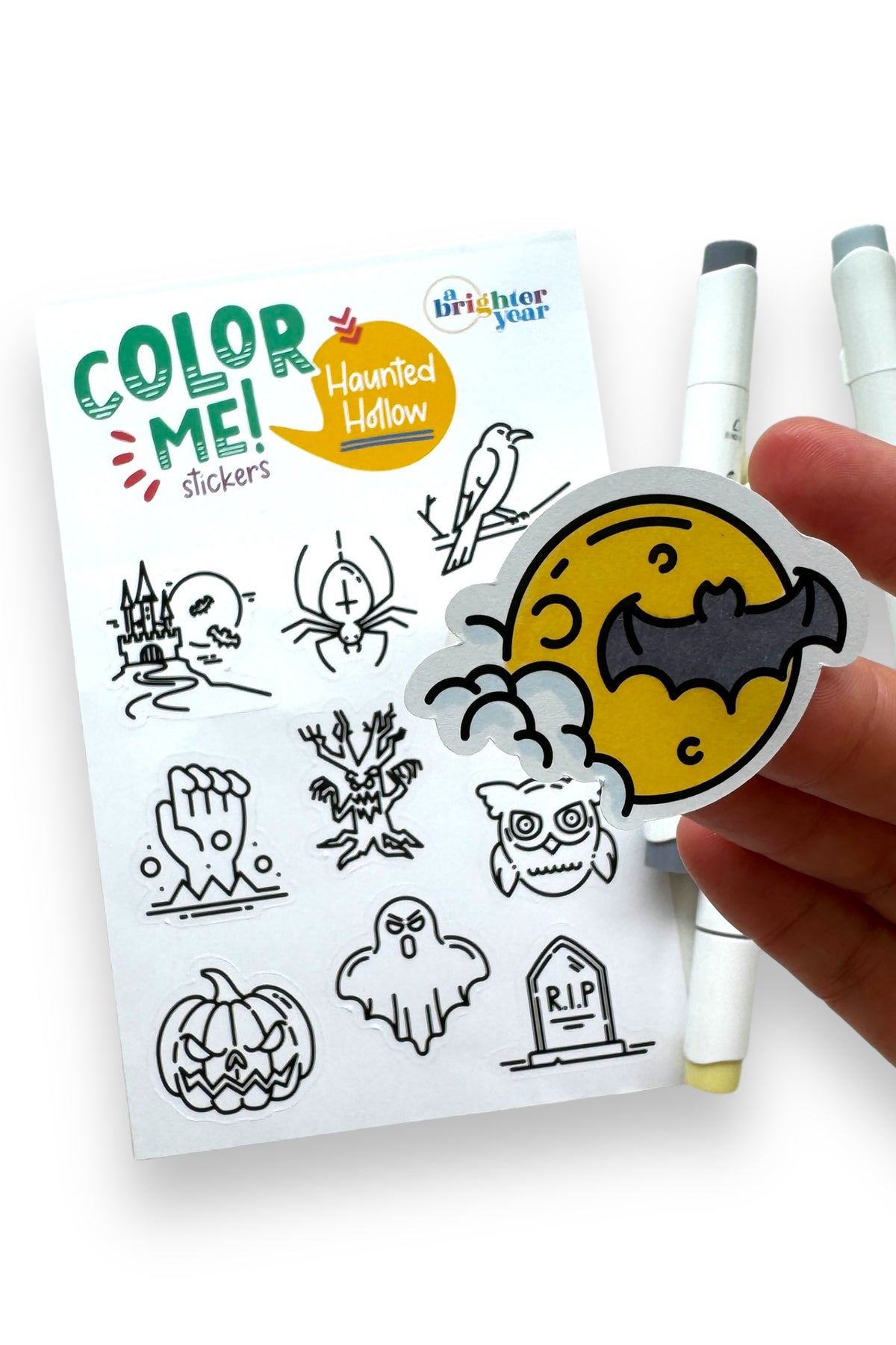 Color Your Own Sticker Pages