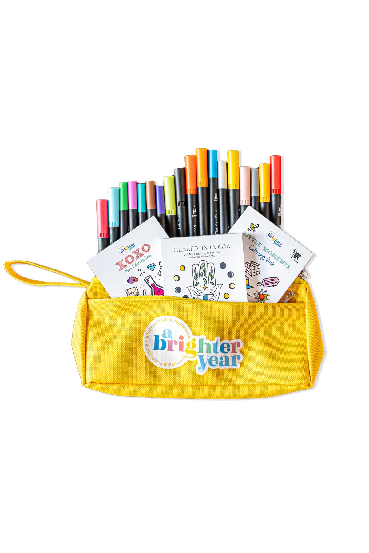 Adult Coloring Kit with 18 Markers
