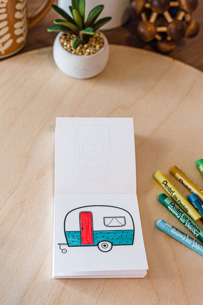Adult Coloring Kit with 18 Markers