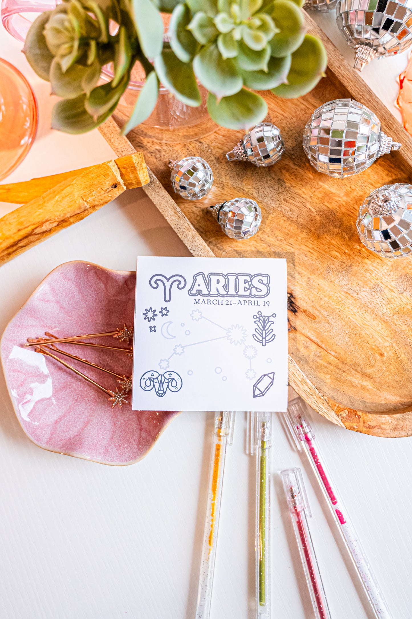 Color the Cosmos Post-It Notes — Aries