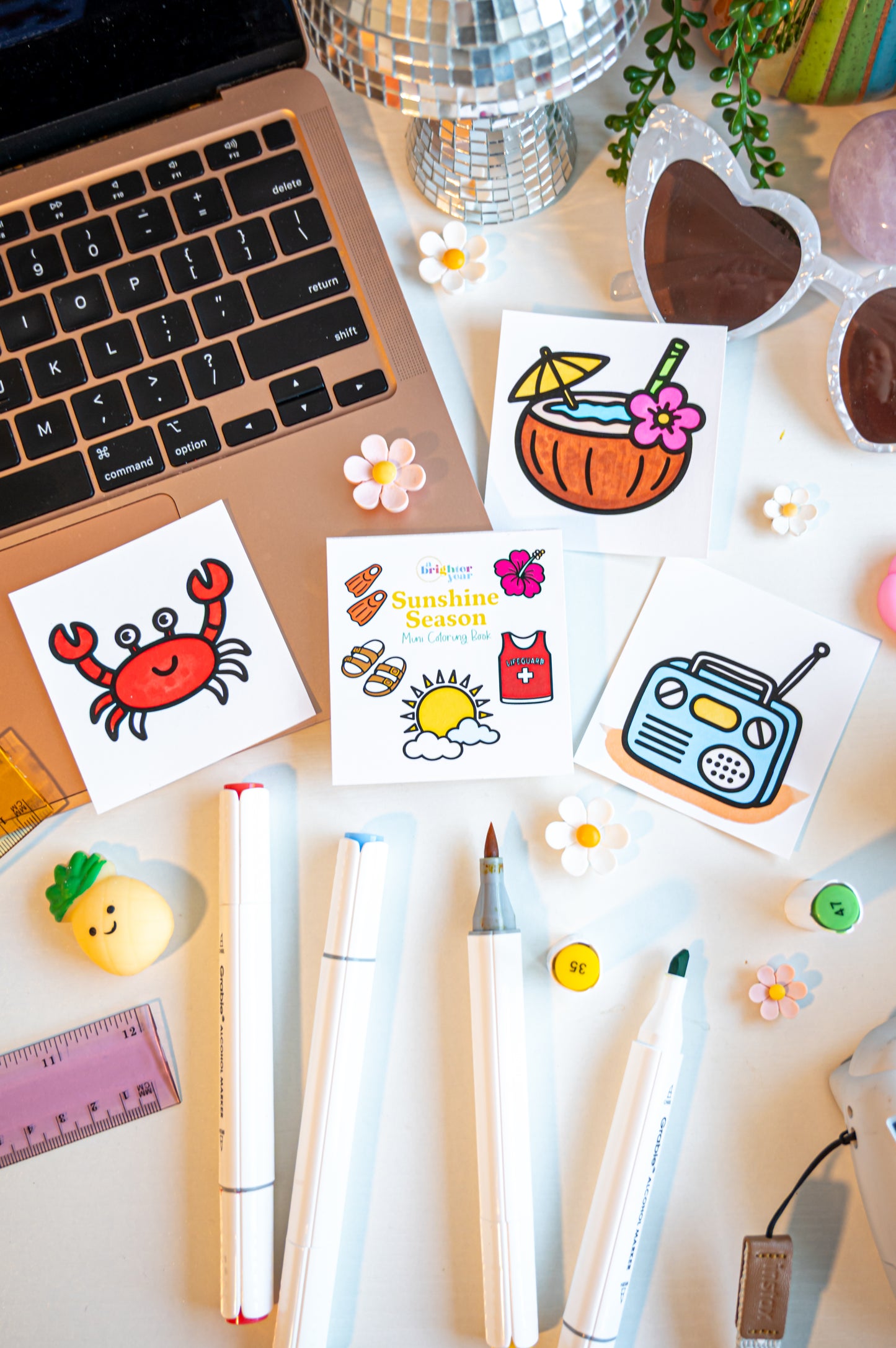 Quarterly Coloring + Calendar Subscription Box
