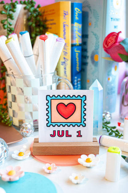 Quarterly Coloring + Calendar Subscription Box