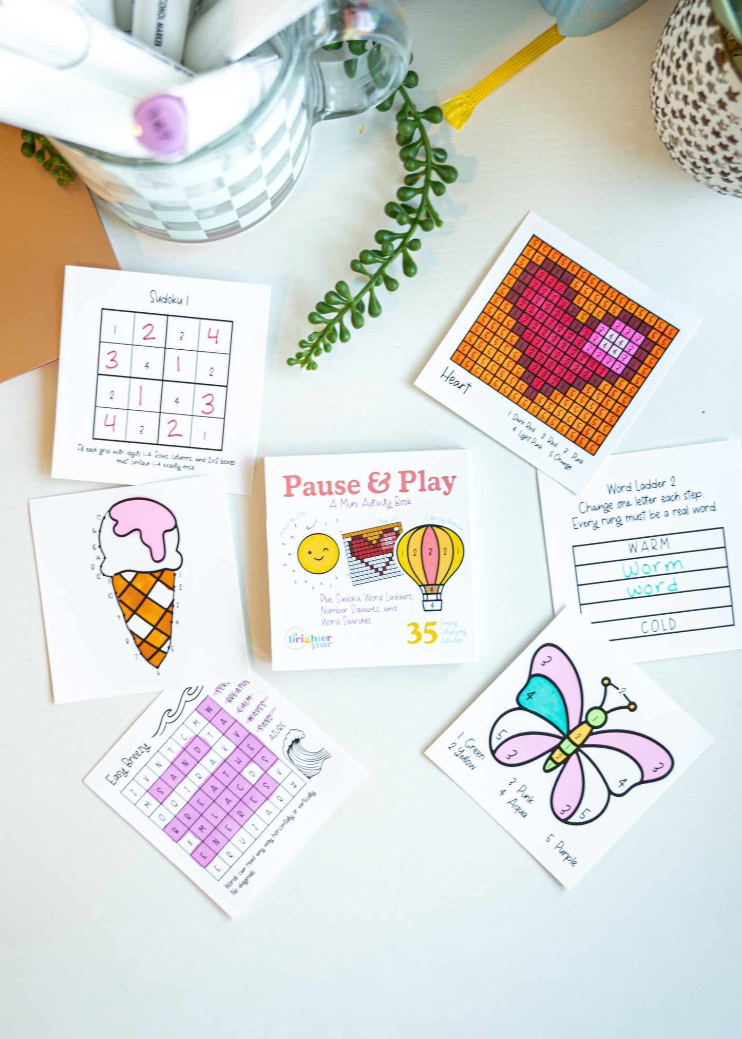 Quarterly Coloring + Calendar Subscription Box