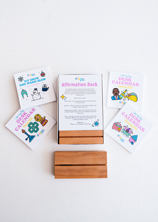 Quarterly Coloring + Calendar Subscription Box