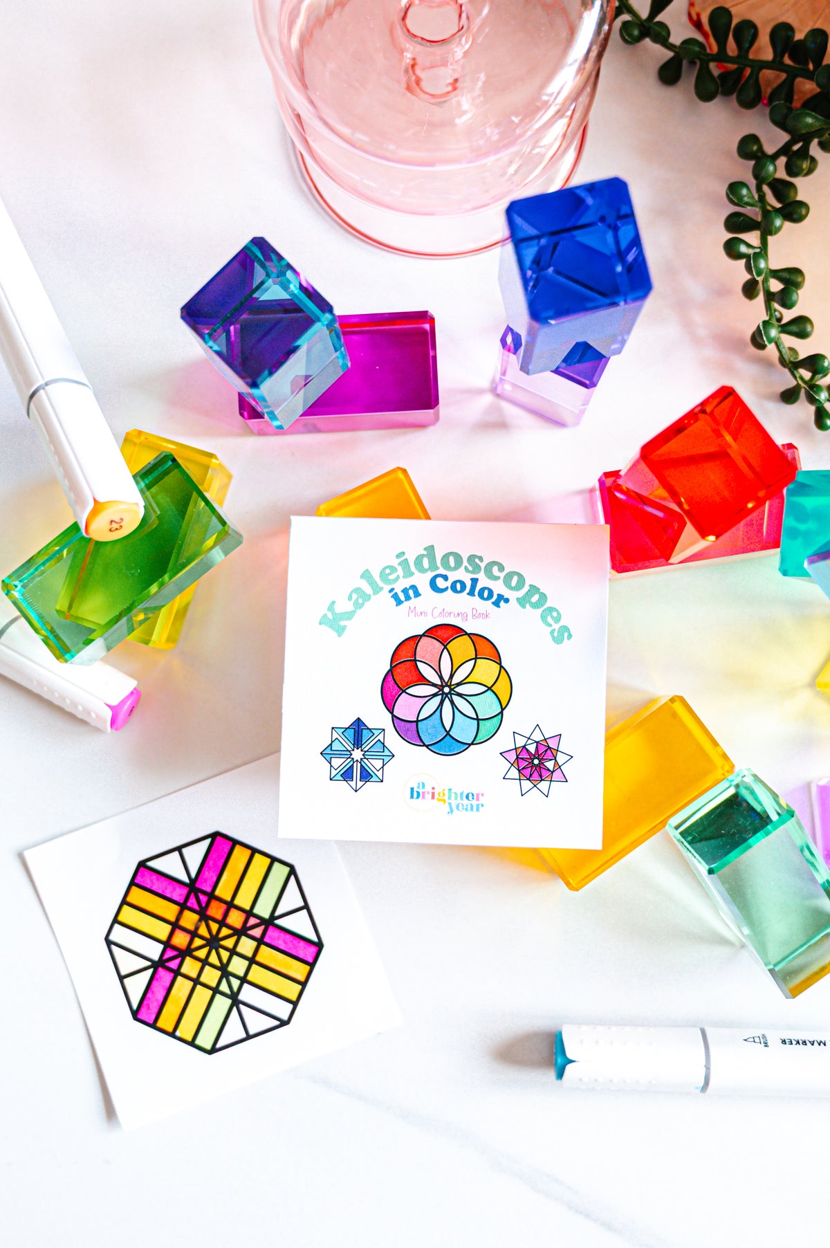 Playful Precision Mini Coloring Book Bundle – A Brighter Year