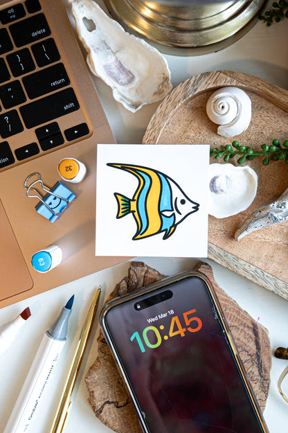 Aquatic Creatures Mini Coloring Book