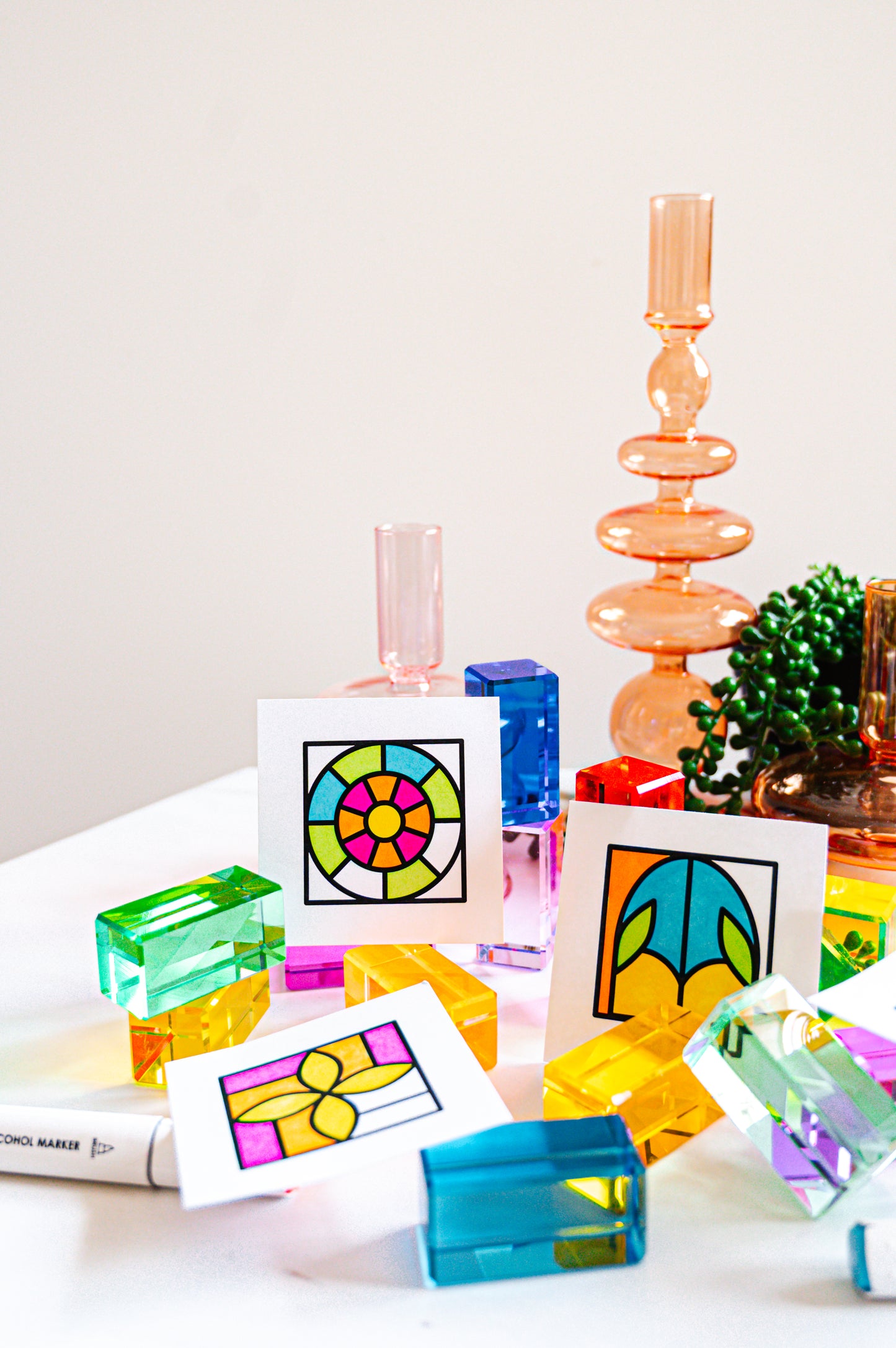 Whimsical Windows Mini Coloring Book