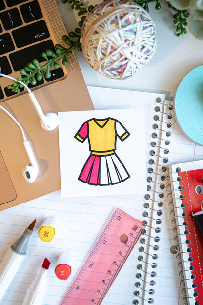 Bright Lights & Game Nights Mini Coloring Book