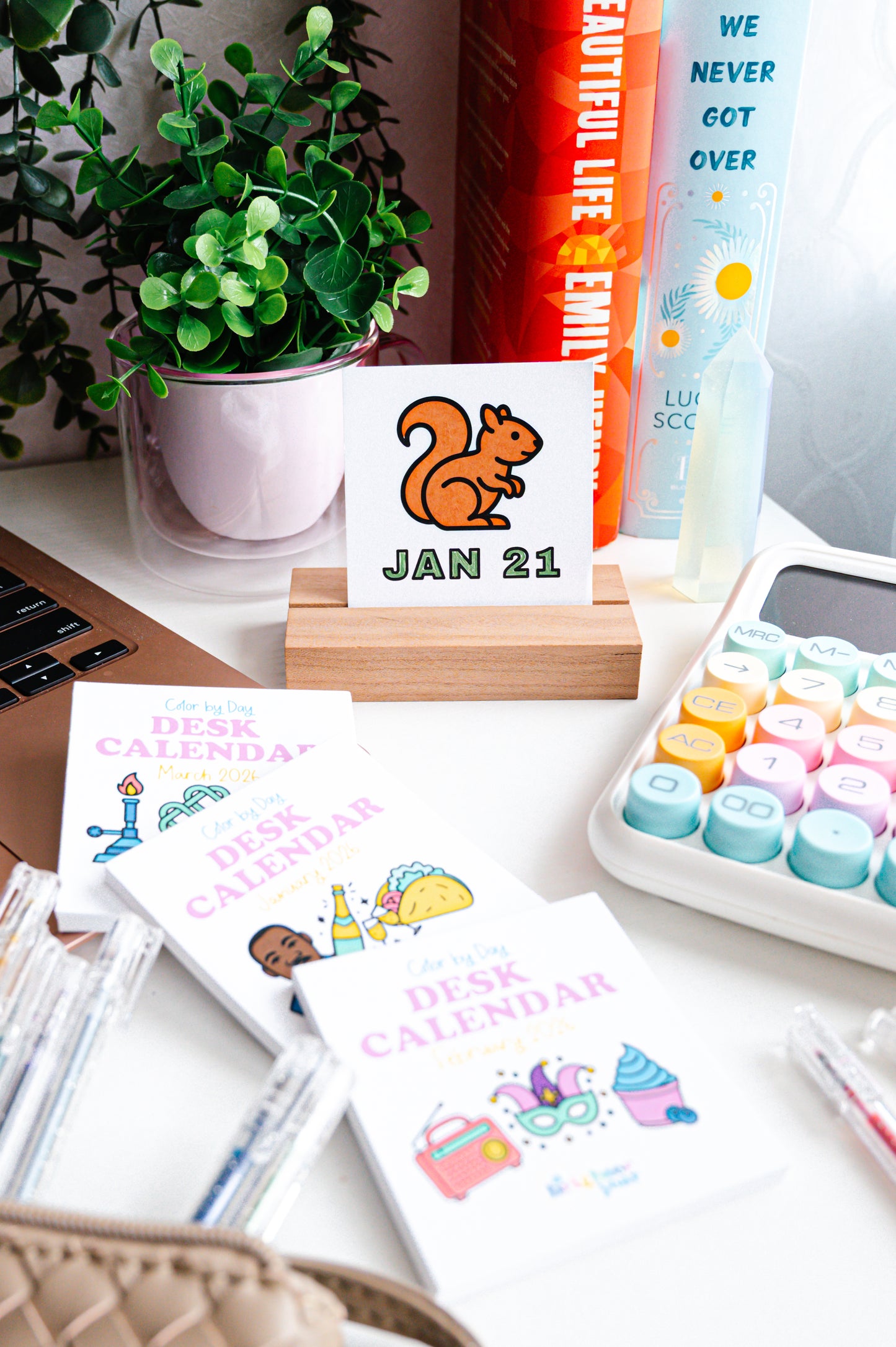 Quarterly Coloring + Calendar Subscription Box