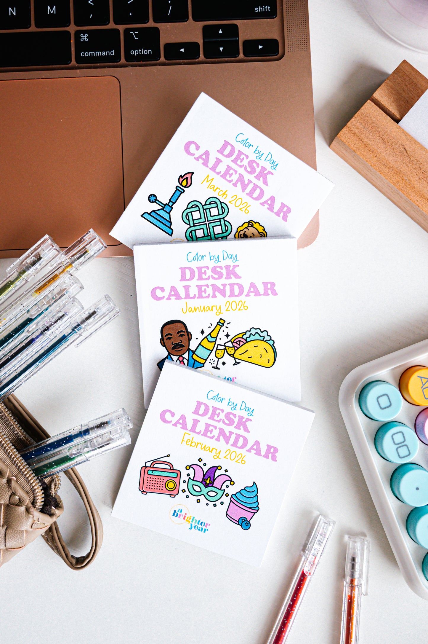 Quarterly Coloring + Calendar Subscription Box