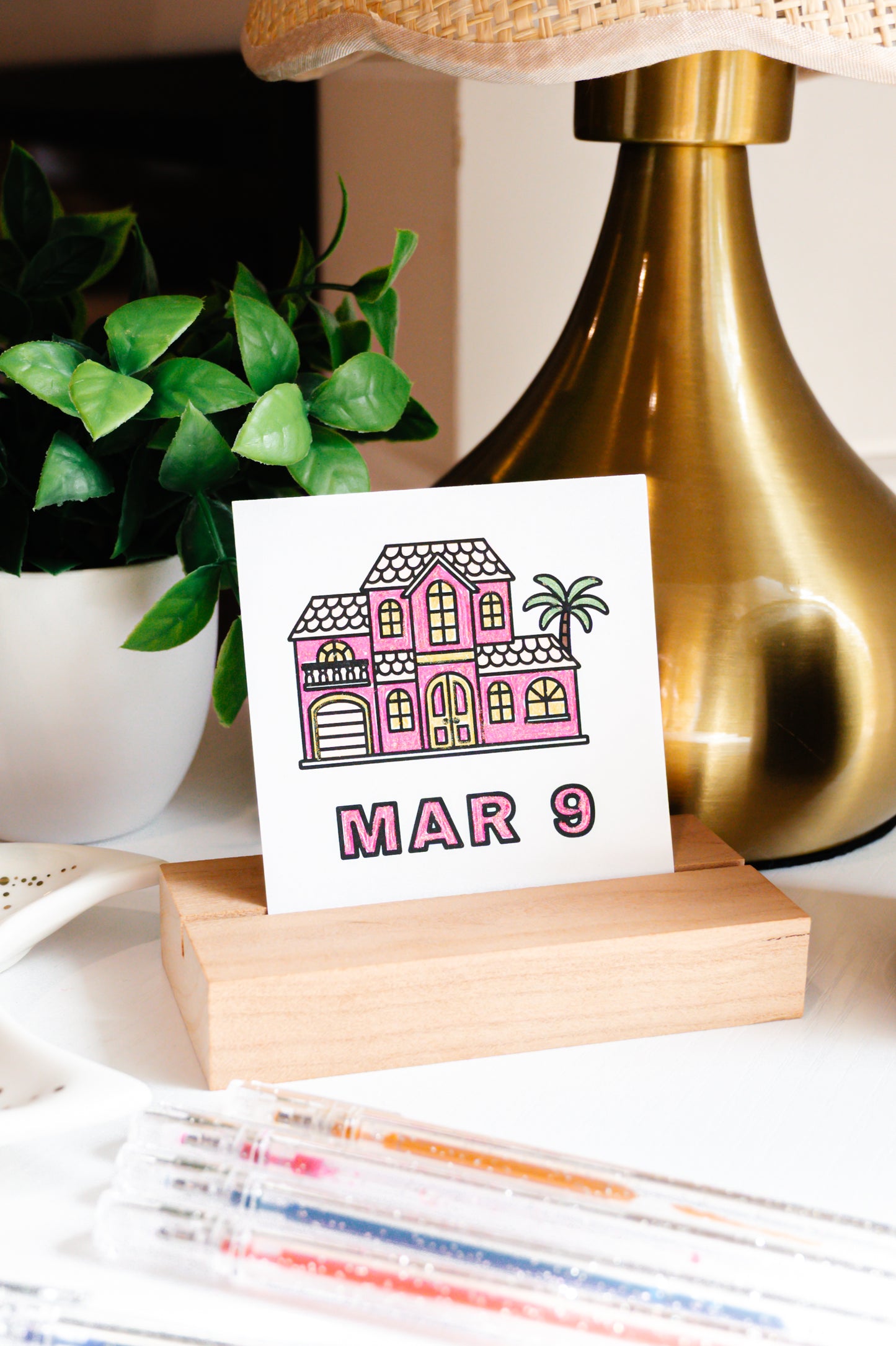 Quarterly Coloring + Calendar Subscription Box