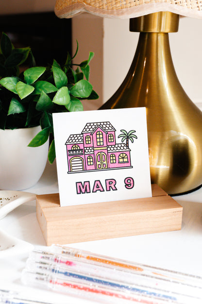 Quarterly Coloring + Calendar Subscription Box