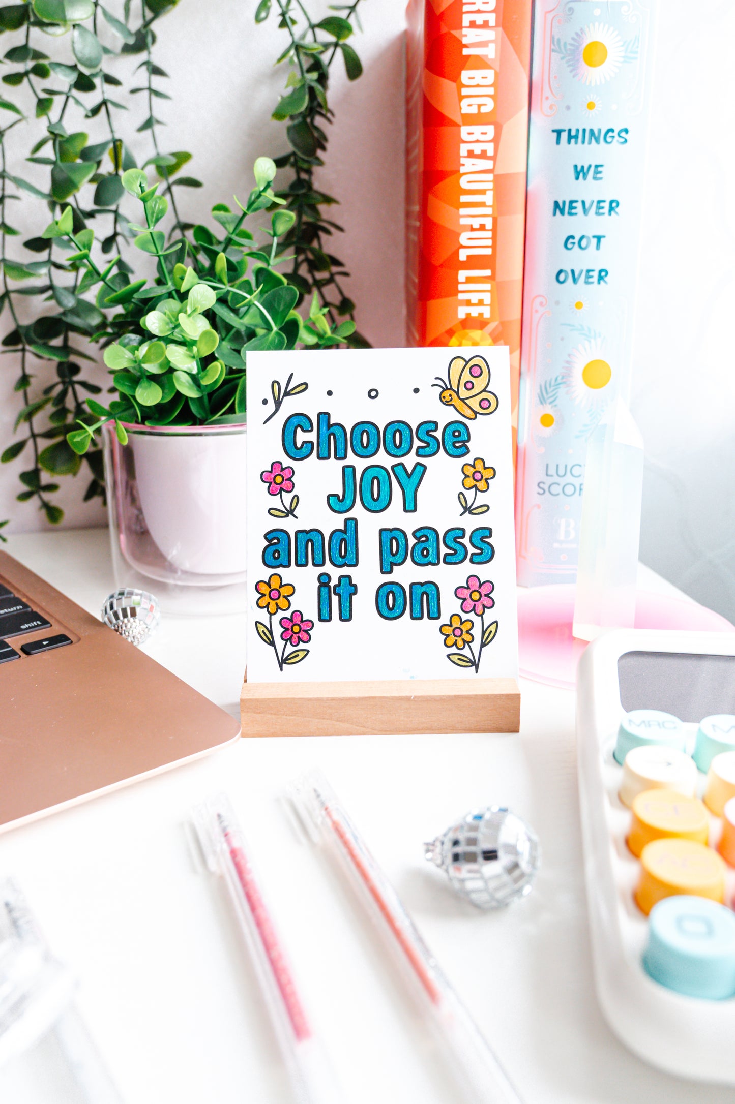 Color-Your-Own Affirmations Cards