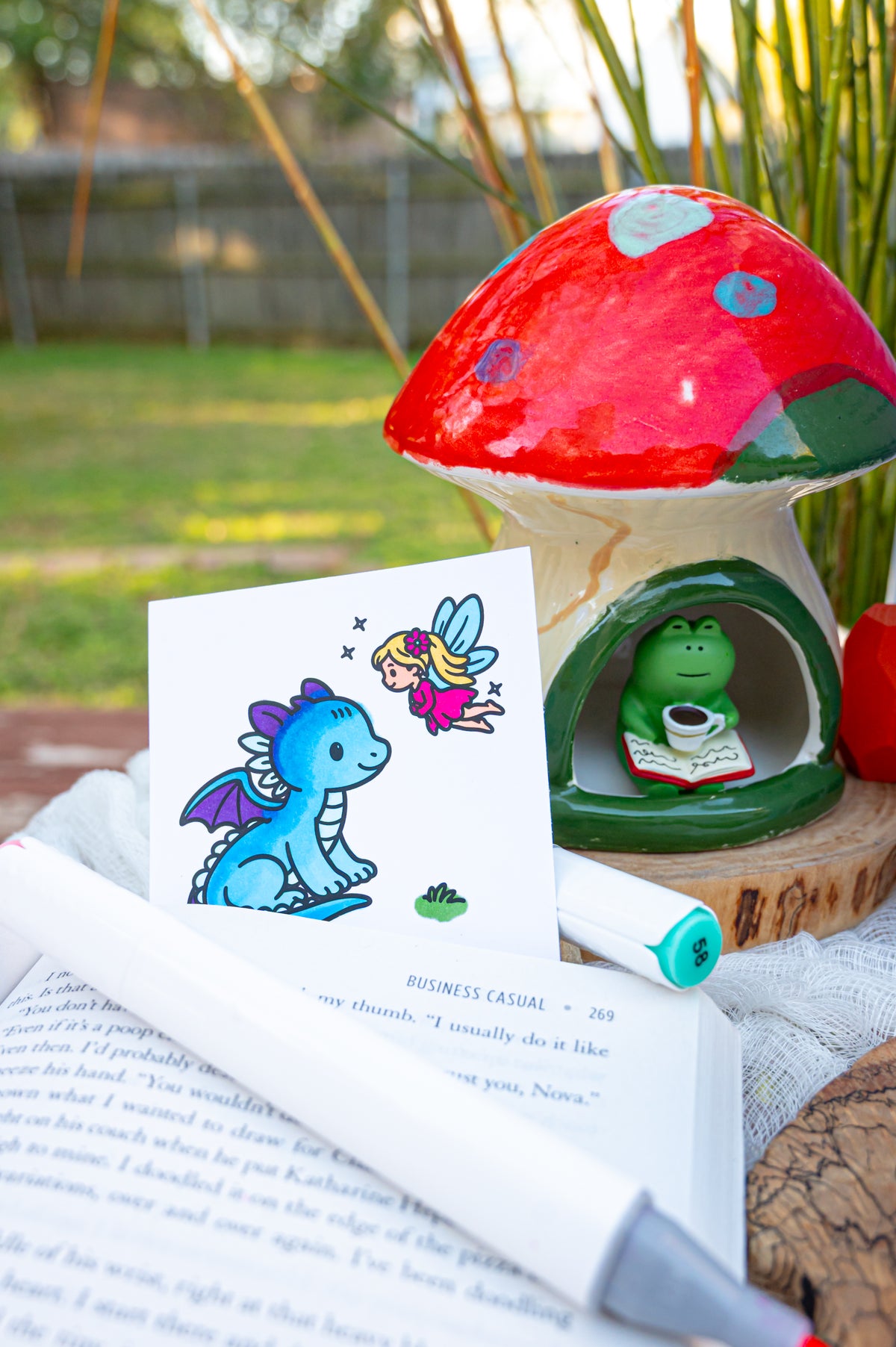 Mythical and Magical Mini Coloring Book