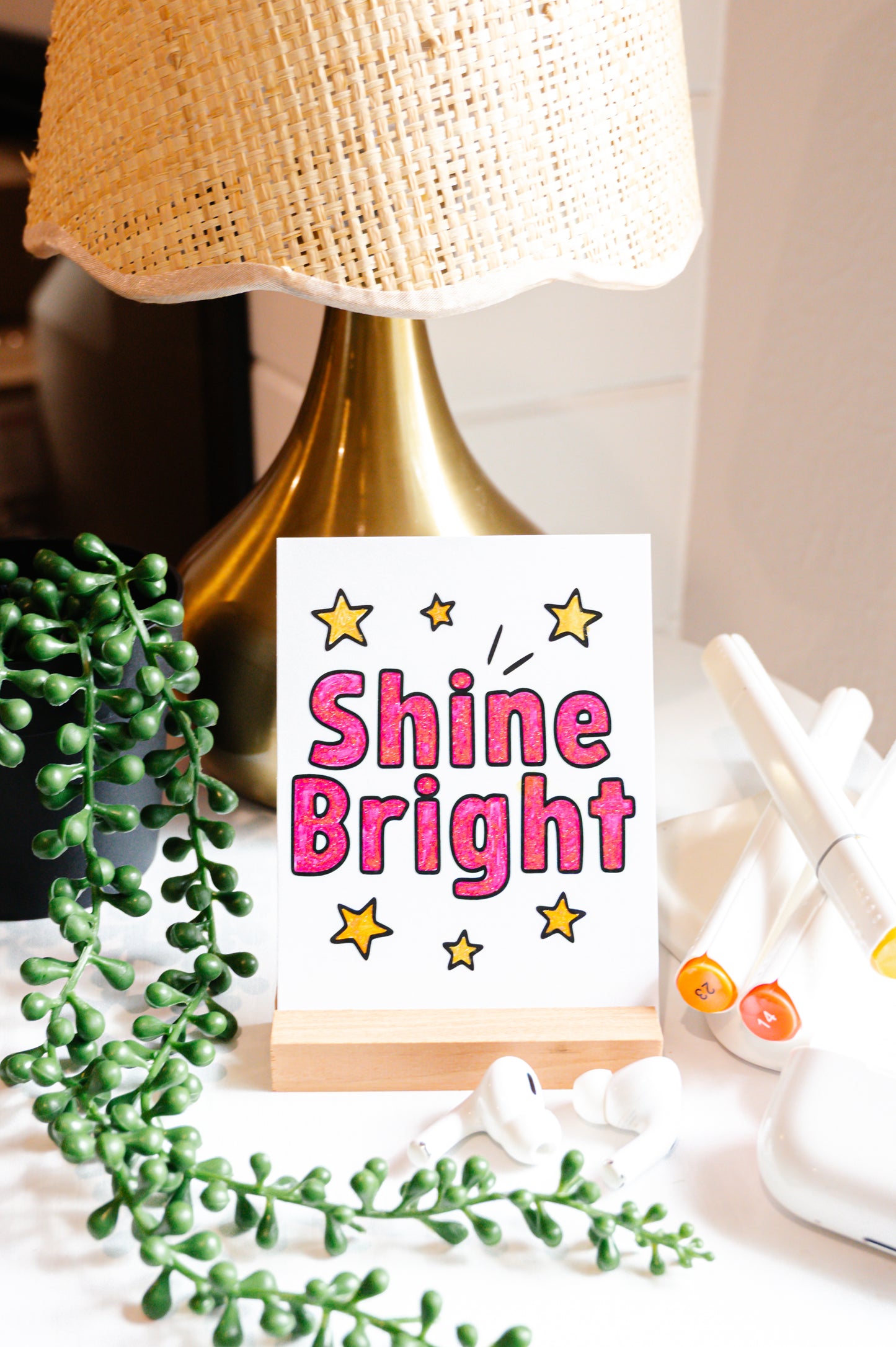 Color-Your-Own Affirmations Cards