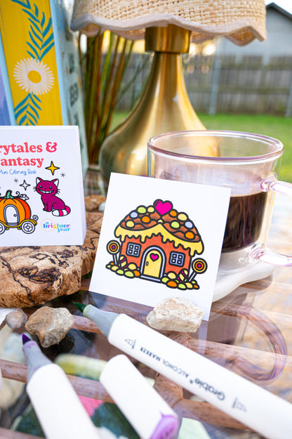 Fairytales & Fantasy Mini Coloring Book
