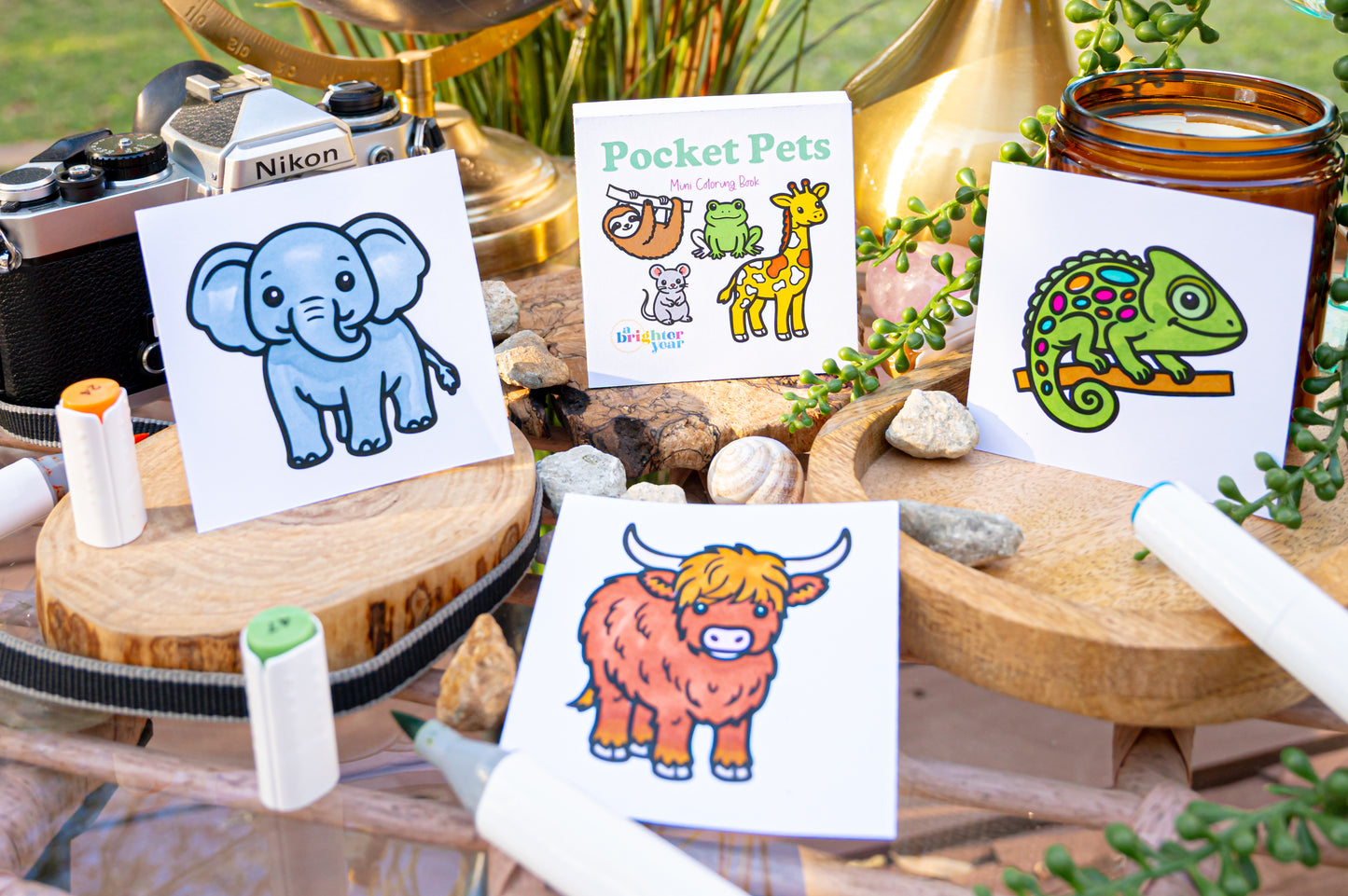 Pocket Pets Mini Coloring Book