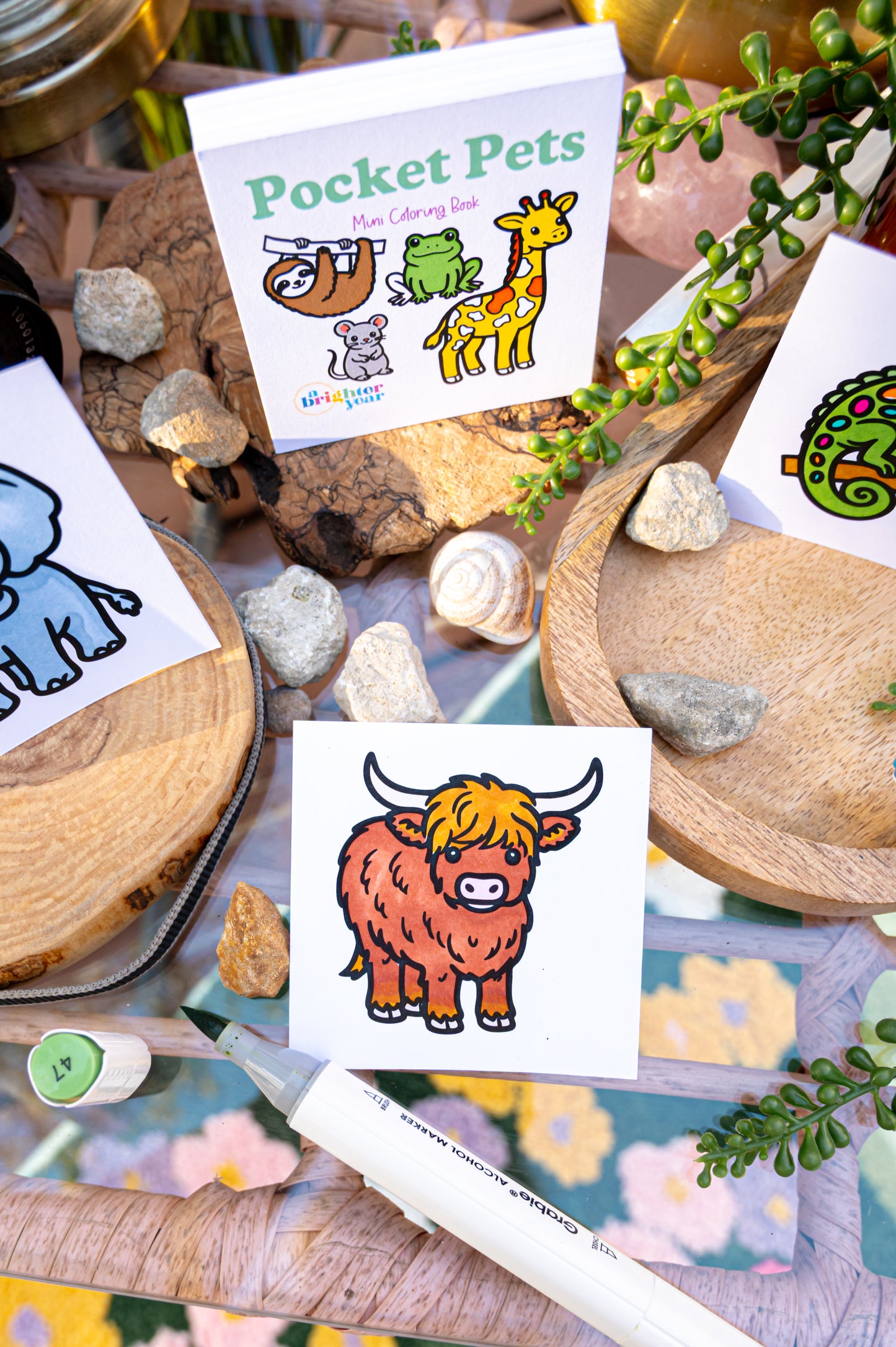 Pocket Pets Mini Coloring Book