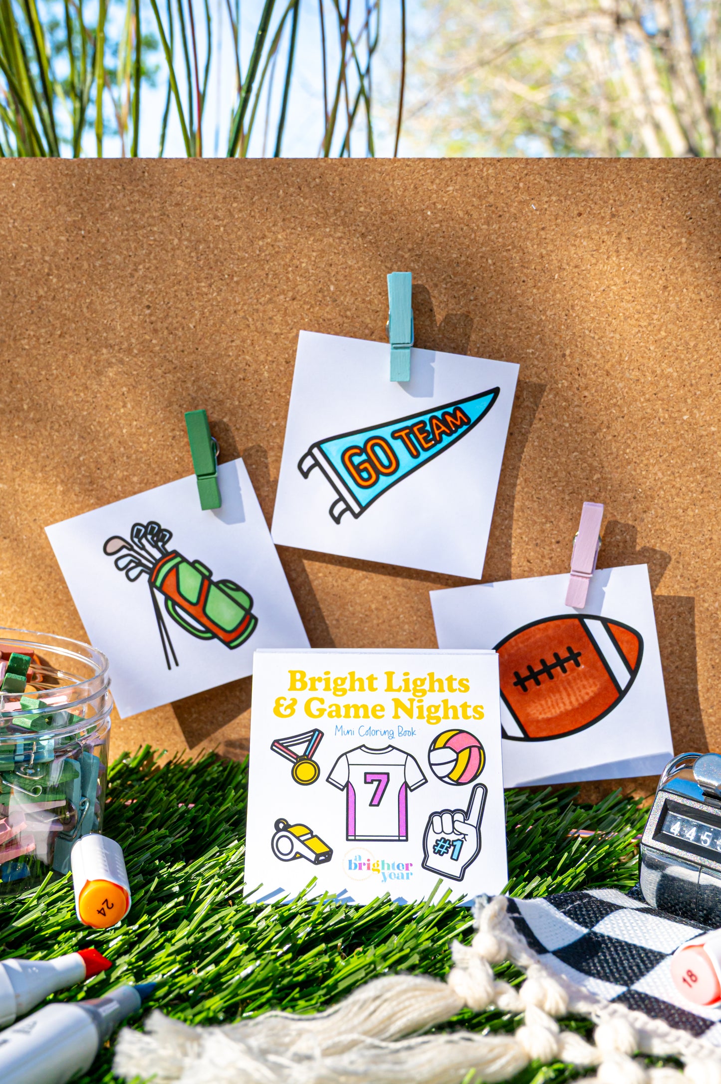 School Days Mini Coloring Book Bundle