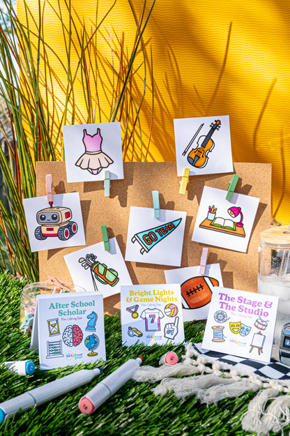 School Days Mini Coloring Book Bundle