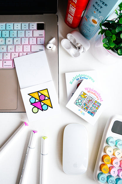 Playful Precision Mini Coloring Book Bundle
