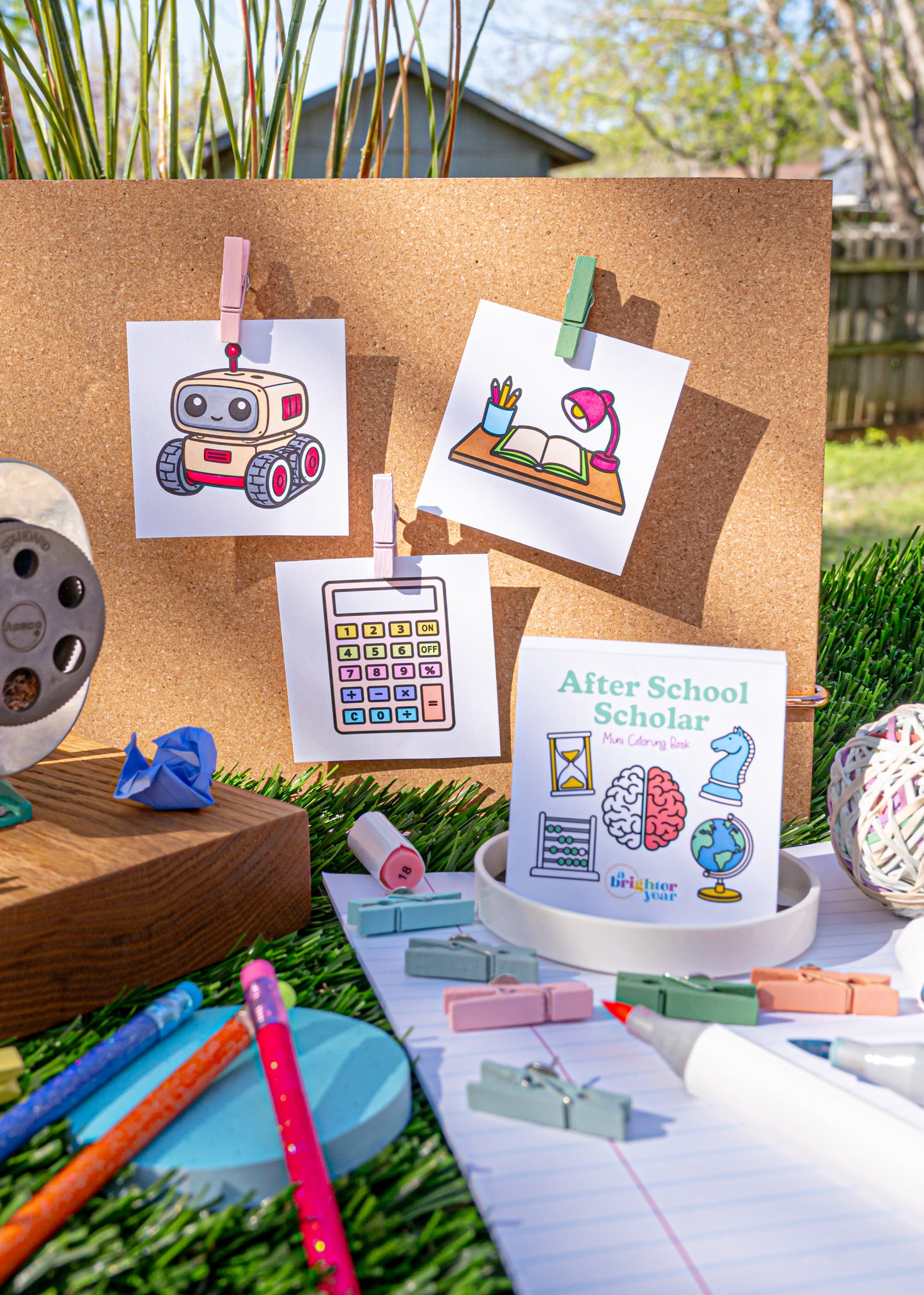 After School Scholar Mini Coloring Book