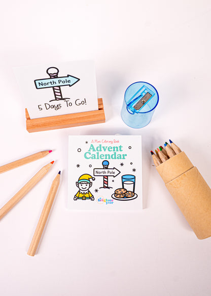 Advent Calendar Mini Coloring Book