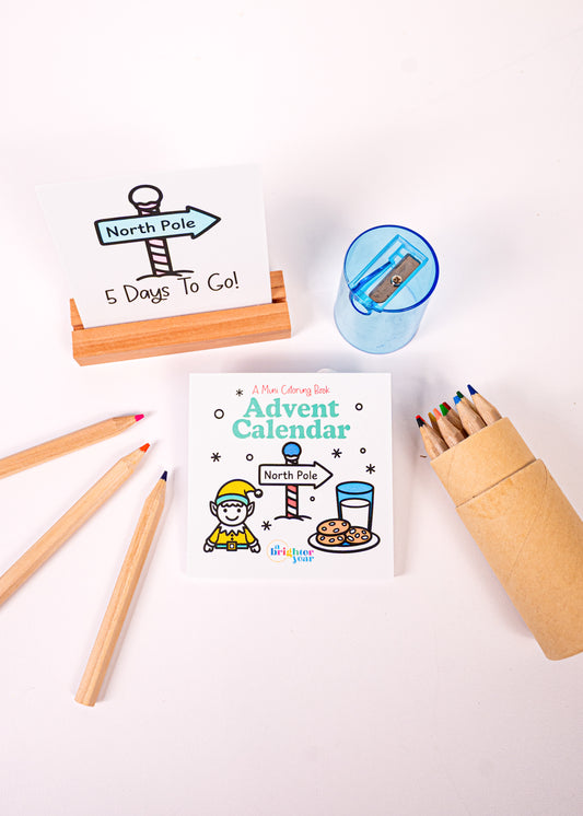 Advent Calendar Mini Coloring Book