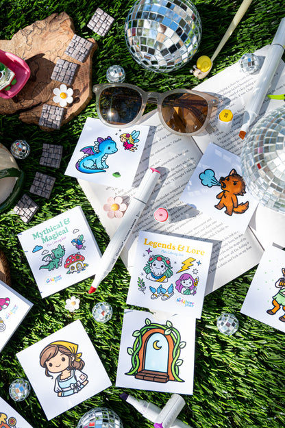 Enchanted Escapes Mini Coloring Book Bundle