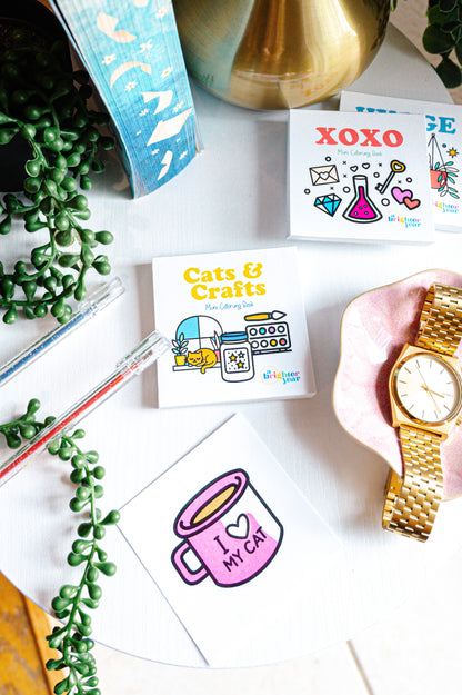 Feels Like Love Mini Coloring Book Bundle
