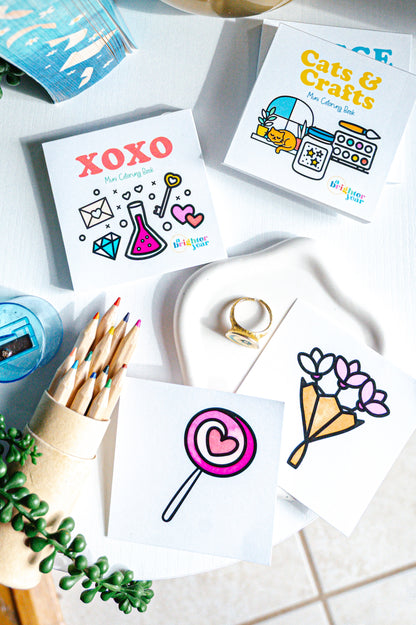 Feels Like Love Mini Coloring Book Bundle