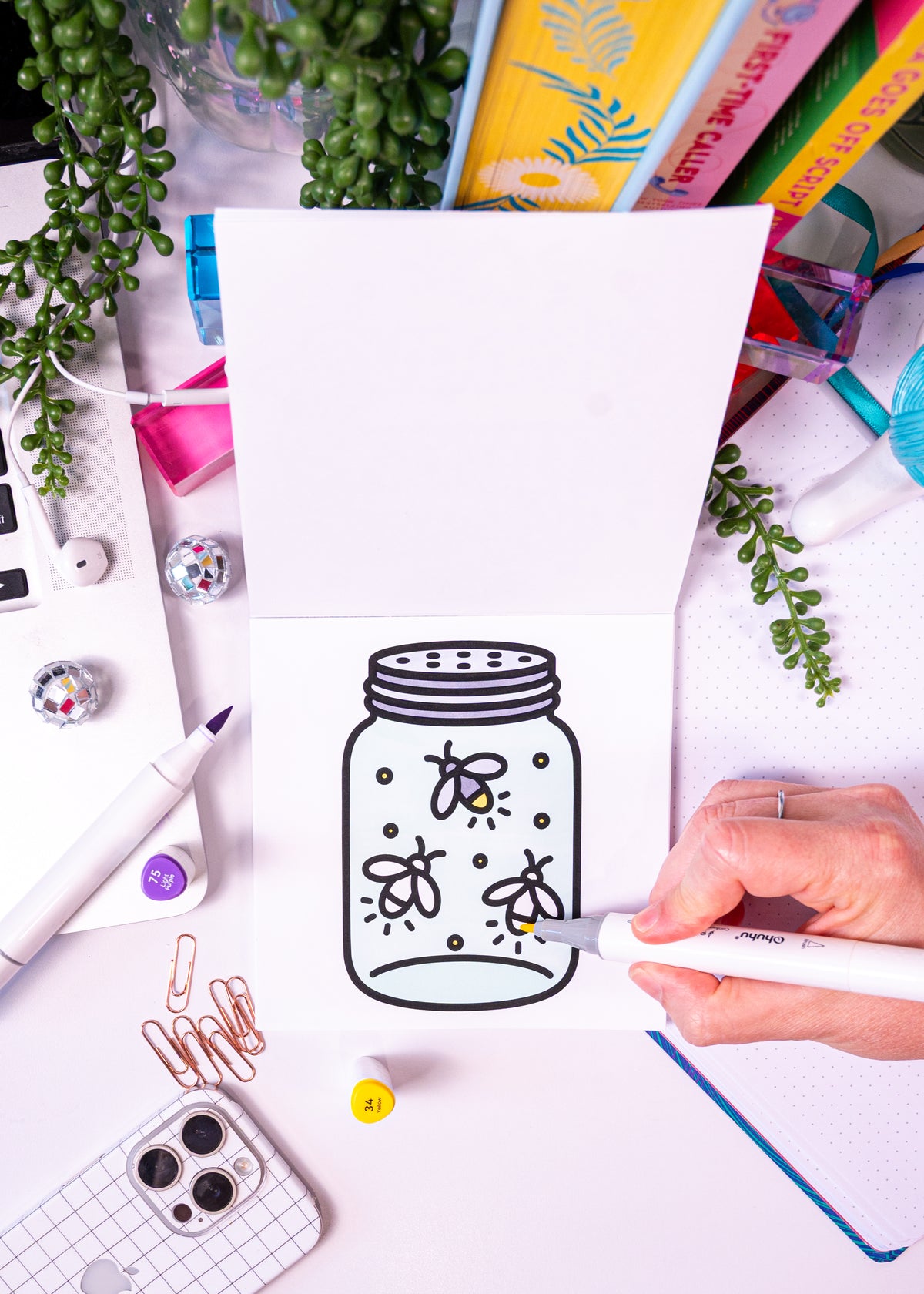 Quarterly Coloring + Calendar Subscription Box