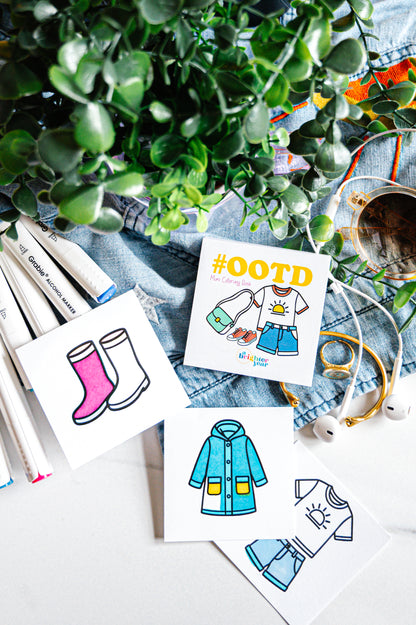 #OOTD Mini Coloring Book